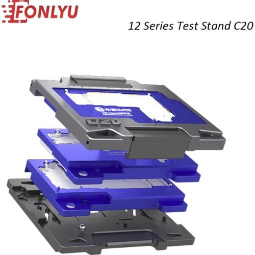 Mijing 4 In 1 C20 Mid-Level Test Rack For iPhone 12 11 Pro Max 12 Mini X XS Max Motherboard Layered Maintenance Fixture Repair