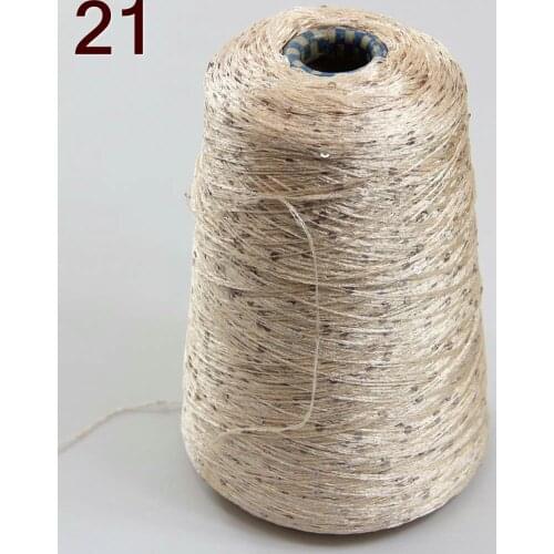 About Sales Pitch 5cm Diameter 3mm 500g Sequi Hand-Knitted C Rochet Handmade Yarn 920_21 Beige