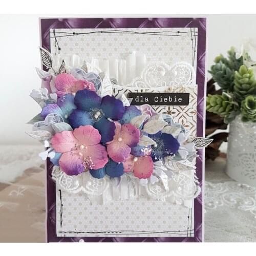 Mmao Crafts Metal Steel Cutting Dies New Flower decoration Stencil For DIY Scrapbooking Paper/photo Cards Embossing Dies