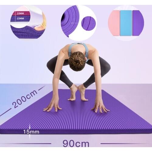 Selfree Yoga Mats Extra Thickness Non-slip Pilates Home Exercises Gym Sports Dancing Mat Tasteless Fitness Pad