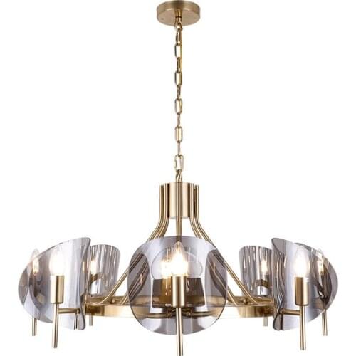 Modern Creative Living Room Chandelier Personality Fashion Restaurant Bedroom Villa Duplex Building Designer Glass Chandelier