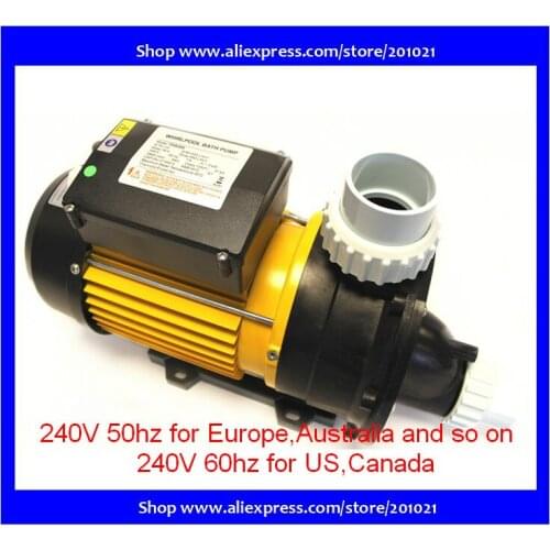 Spa-badekar pumpe 1.5KW/2.0HP TDA200 med 220V/50 ~ 60HZ China Whirlpool Bath Pump LX TDA200