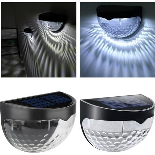 Solar Fence Lights, Decorative Garden Light Waterproof Solar Powered for Garden, Fence