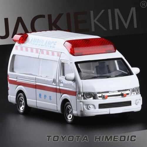 High quality high simulation 1:32 alloy pull back cars,Toyota sea lions ambulance metal model,free shipping