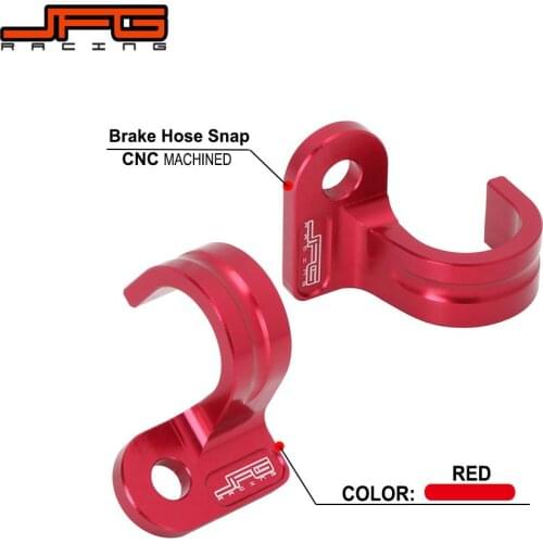 Motorcycle CNC Rear Brake Line Hose Cable Clamp Holder For HONDA XR250R XR250L XR600R CR80R XR650L XR400R CR85R VTR1000F