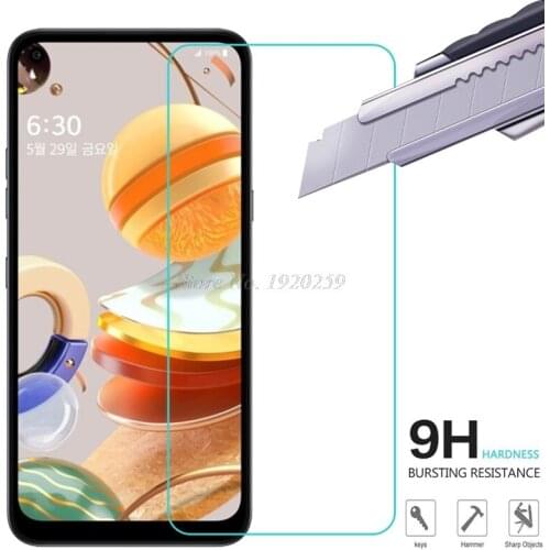 Tempered Glass For LG Q61 Screen Protector Toughened Protective Film For LG Q 61 Glass Premium Film Explosion Proof Cover Glass