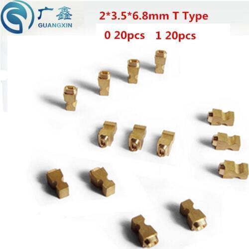 Freeshipping 2*3.5*6.8MM T type hot stamping letters MY-380 coding machine stamping letters ,copper letters for stamping Font