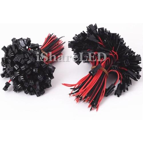 1000 Pairs 2PIN connector for LED strips wall-washers underground belt Light 10cm