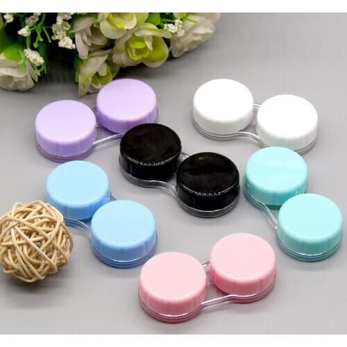 Contact Lens Case Eye Contact Lens Box Women Travel Contact Lenses Case Leakproof Container Lenses Box for Display Box