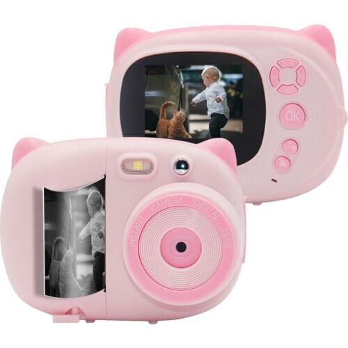 Children Camera Kids Digital Camera Toy Photo Printing 1080P 2.4In TFT IPS Screen Video Camcorder Birthday Gift Educational Toy