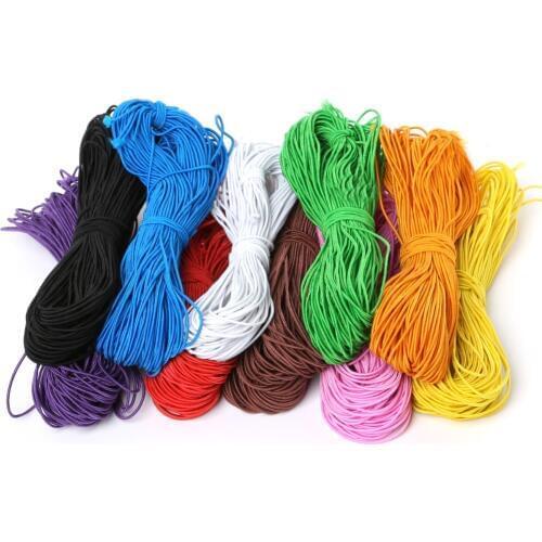25m/bag 10 Colors 1MM Elastic Stretch Cord Beads Cord String Strap Rope Bead Thread For DIY Sewing Bracelet