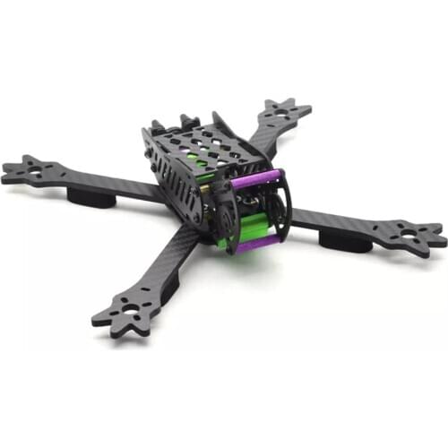 HSKRC Woodpecker 235 235mm Wheelbase 4mm Arm 3K Carbon Fiber Fall resistant 5 Inch Racing Frame Kit for RC Drone