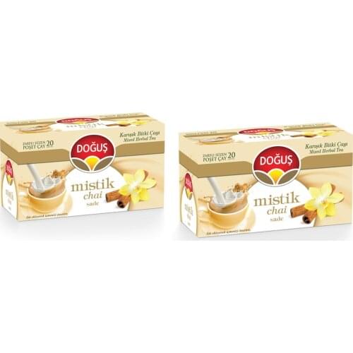 PERFECT WITH ITS WONDERFUL DRINK Dogus Mystic Chai 20 x 2 Pack FREE SHİPPİNG
