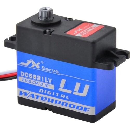 JX DC5821LV Servo 21KG Waterproof Metal Gear 1/8 1/10 RC Car RC4WD TRX-4 D90