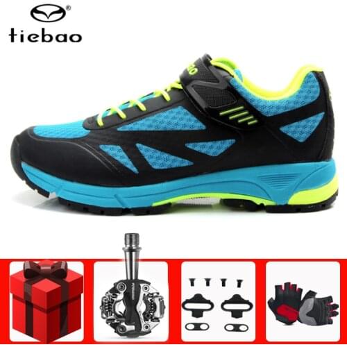 Tiebao Leisure Cycling Shoes Men sapatilha ciclismo mtb men sneakers women Sports Mountain Road Bike Shoes Unisex Athletic Shoes