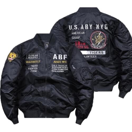 Winter Military Men Jacket Outwear Male Cotton Padded Pilot Army Bomber Jacket Coat Casual Baseball Jackets Varsity Jackets