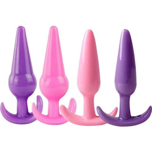Mini Silicone Anal Plug Beads Jelly Toys Skin Feeling Dildo Adult Sex Toys for Men Butt Plug Sex Products Sex Toys for Women