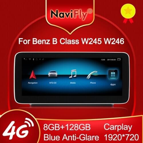 NaviFly For Mercedes Benz B-Class W246 B200 B180 B220 B260 2011 to 2018 Android Car Multimedia Video Player Navigation GPS