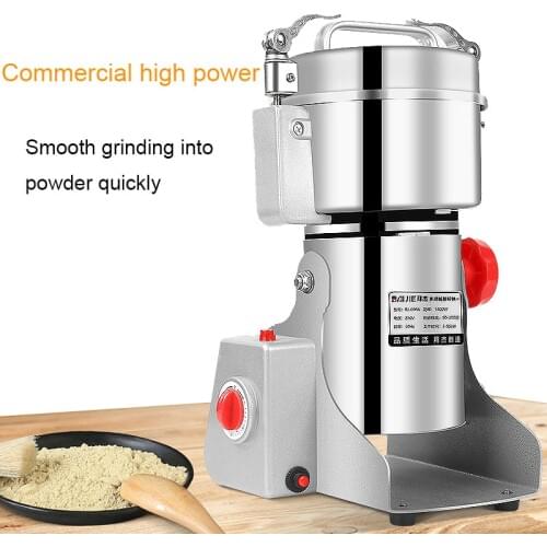 Stainless steel Grains Spices Hebals Cereals Coffee Dry Food Grinder Mill Grinding Machine gristmill home flour powder crusher