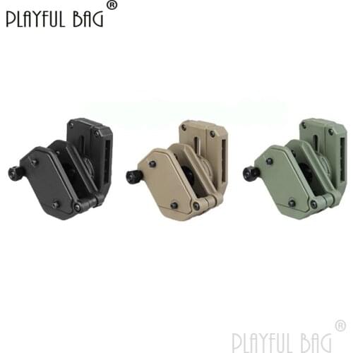 PB Playful bag Magazine Box Multi Angle Rotating Magazine Box for 1911 1.5-inch belt Tactical CS Accessories DIY Equipment QD47S