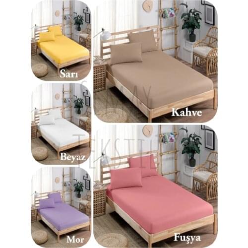 Single Double 180*220 Cm Luxury 100 Cotton Bed Sheet Set Pillow Case Duvet Cover Queen King Size White Gray Pink purple Blue Color Bedding