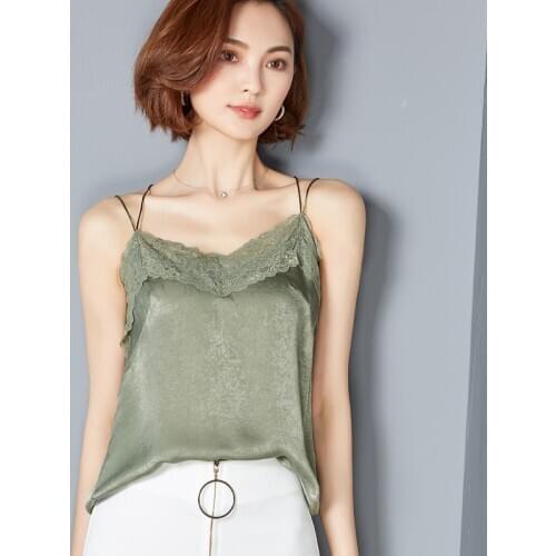 2018 Lace Patchwork Tank Top Women Solid Sexy Crop Tops Fashion Summer Camisole Halter Tops elegant Camis Sleeveless Vest Blusa