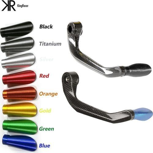 Carbon Brake Clutch Levers Protector Guard For HONDA CB650F NC700 CBR300/ 500R CBR600/1000 RR CB500X/F ST1300 CB1100 GROM VFR800