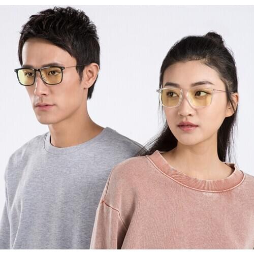 Xiaomi Mijia Anti-Blue Mi Computer Glasses Pro Anti Blue Rays 50% Blue Light Blocking Comfortable Wear TR90 Metal Frame Goggle