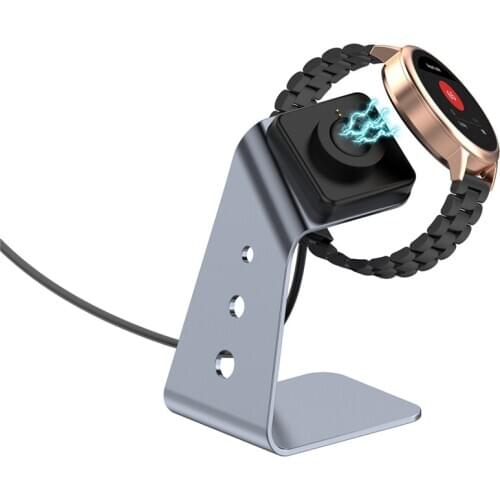 Aluminum Alloy Watch Charger for Fossil Gen 4 5, Skagen falster 2, Misfit Vapor 2,Diesel Guard 2.5(DZT9001) Charging Cradle Dock
