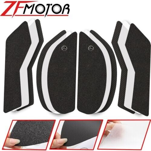 Motorcycle Protector Anti slip Fiber Tank Pad tank Side Traction Sticker For Kawasaki Z900 ABS Z 900 2017 2018