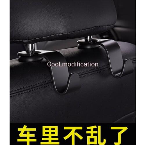 1/2 Pc car Accessories Car Clips Seat Back Hooks for Hyundai Creta Tucson BMW X5 E53 VW Golf 4 7 5 Tiguan Kia Rio Sportage R KX5