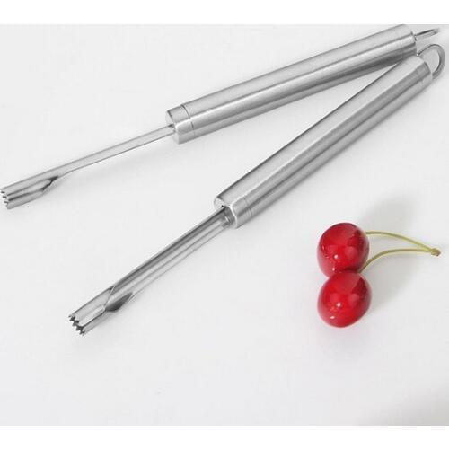 1PC Red Jujube Hawthorn Corer Stainless Steel Cherry Go Nuclear Seed Tools Remover Cutter kitchen Gadgets Tools KX 159