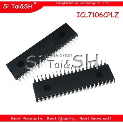 2PCS ICL7106CPLZ DIP40 ICL7106 DIP 7106CPLZ DIP-40 new and original IC