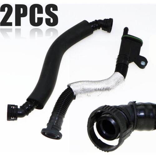 2pcs/SET PCV Crankcase Breather Hose Pipe For V-W Tiguan Je-tta Passat AUDI Q5 A4