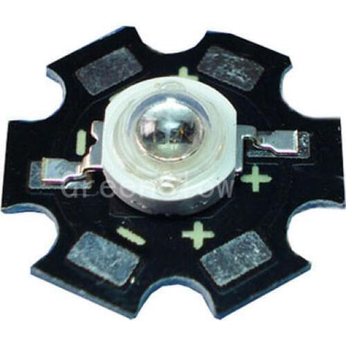 20~50X High quality 5W double chip 660nm LED diode with 20mm aluminum PCB free shipping