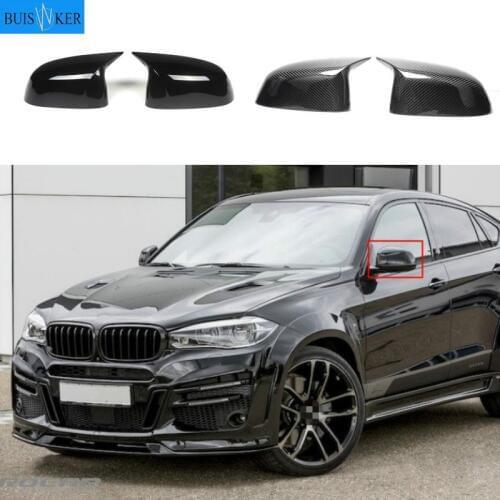 2014-2020 1 Pair Replacement Carbon Mirror Cover For Bmw X5 G05 X6 G06 X3 G01 X4 G02 ABS Mirror Cover X5 F15 X6 F16 X3 F25 F26