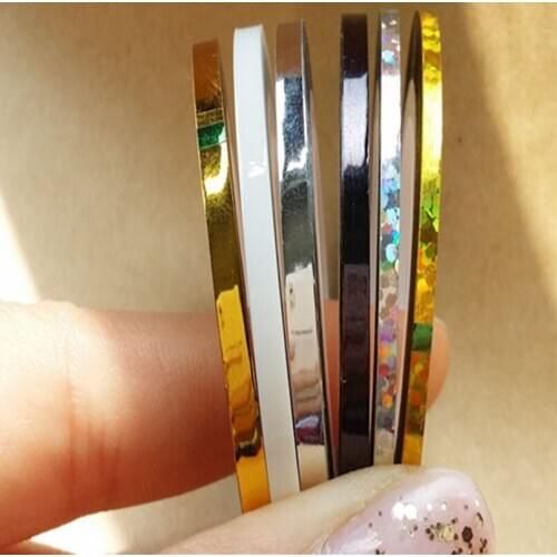 30pcs/lot Widened Striping Tape Line Nail Art Nail Sticker Tools Beauty Decorations for on Nail Stickers DIY Tips Nail Care