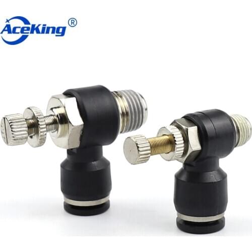 SL L-type throttle valve SL4 / 6 / 8 / 10 / 12-m5 / 01 / 02 / 03 / 04 regulating air pressure