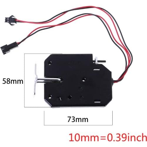 Magnetic Latch Door Lock Electric Drop Bolt Picks Auto DC 12V 2A Solenoid Induction Access Control File Case Cabinet Drawer QXNF