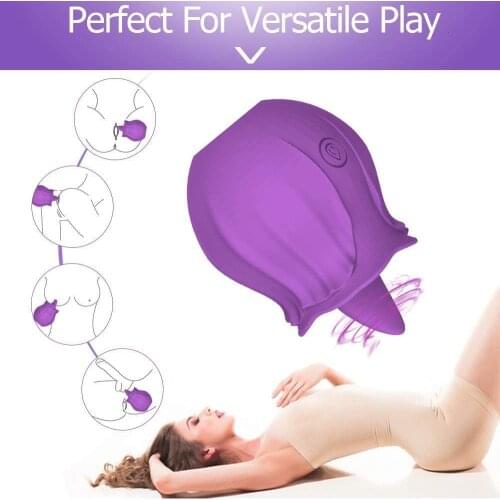 Rose lick Nipple Massager 7 speed Adult G-spot erotic Vibrator Clitoral Vagina Stimulator Masturbation Sex Toys for Women shop