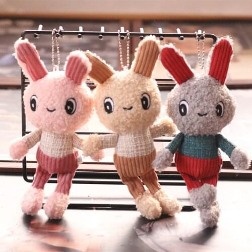 Cute net Red Rabbit plush toy pendant bear doll childrens schoolbag pendant clothing accessories
