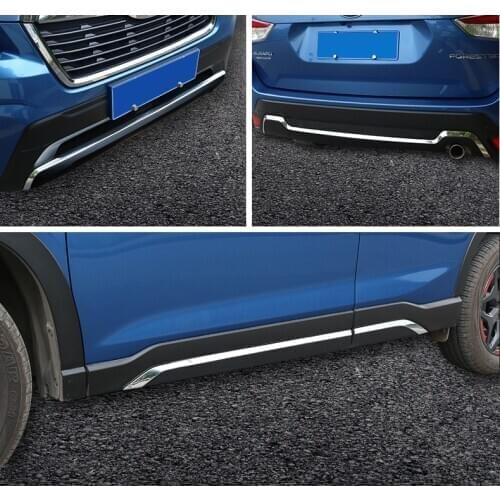 For Subaru Forester 2019 2020 People Modified Body Trim Dedicated Front and Rear Bumper Exterior trim Upgraded sport edition