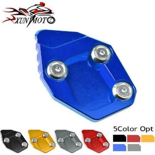 Motorcycle Accessories Side Stand Kickstand Support Plate Foot Pads For 2007 08 09 10 11 12 13 14 2015 HONDA CBR600RR F5 Inlarge