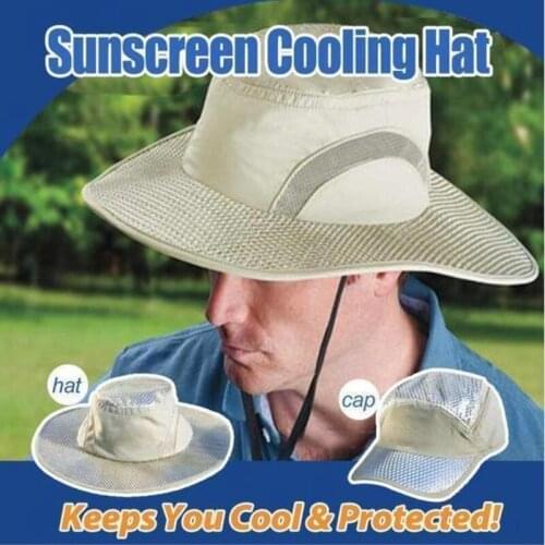 New 2021 Outdoor Fishing Cap Sun Protection Anti-UV Hat Sunhat For Men Fisherman Hats Breathable Male Bennet Caps Quick-Dry