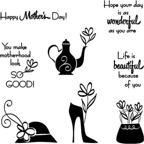 New transparent Silicone stencil for DIY Scrapbooking photo album decorative sheets