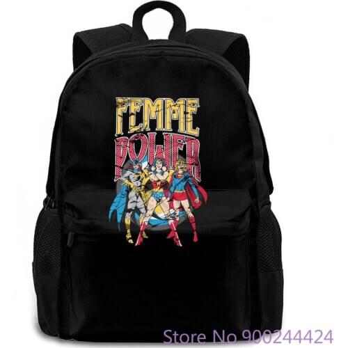 Officially Licensed Wonder Wo- Femme Power s Unicorn Brand Kawaii women men backpack laptop travel school adult