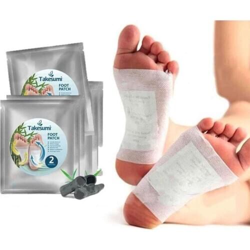 2pcs=1pair Original Detox Foot Patches Remove Toxins Cleansing Body Slimming Herbal Patch Bamboo Health Weight Loss Adhesive Pad