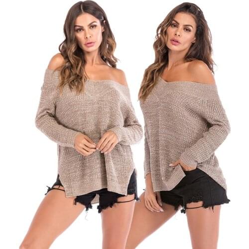 PoonStyling Womens Off Shoulder Pullovers