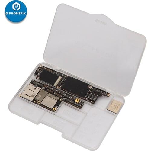 PVC Plastic Compartment Transparent Storage box for protect iphone motherboard Plastic Storage Organizer Plastic Case