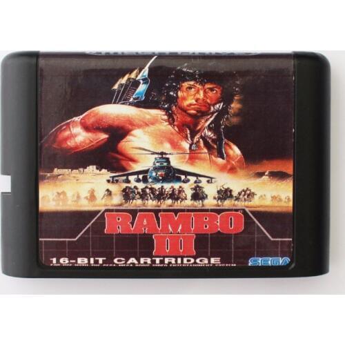 Rambo III 16 bit SEGA MD Game Card For Sega Mega Drive For Genesis